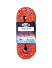 Σχοινί Αναρρίχησης Beal Rando Standard 8mm - 30m - Orange