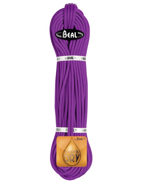 Σχοινί Ορειβασίας Beal Ice Twin 7.7 mm - Golden Dry
