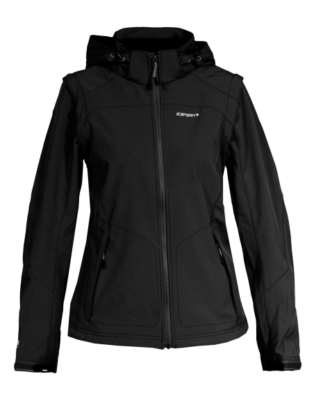 Γυναικείο Softshell Jacket Icepeak Leonie Mαύρο