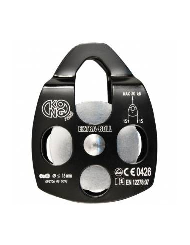 Kong Extra Roll anodized Black