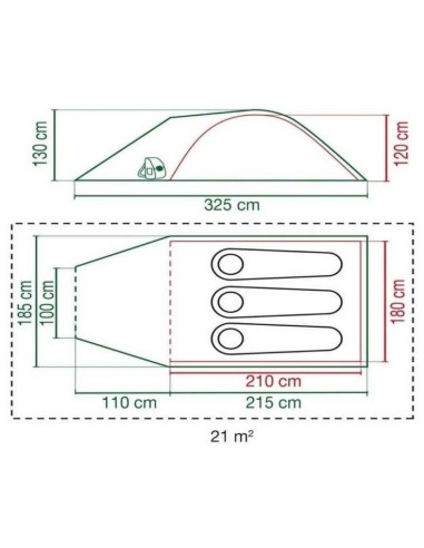 Σκηνή Coleman Darwin 3+ (Plus) - 3 Ατόμων