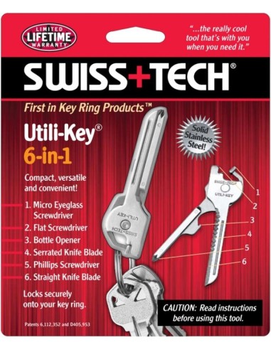 Πολυεργαλείο Swiss Tech Utili-Key 6-in-1