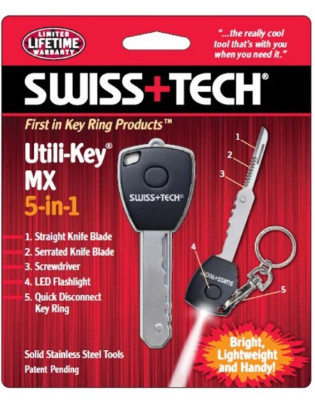 Πολυεργαλείο Swiss Tech Utili-Key MX 5-in-1 Micro Tool