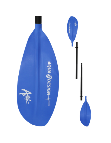 Κουπί kayak 4 τμημάτων Aqua Design Attak 4