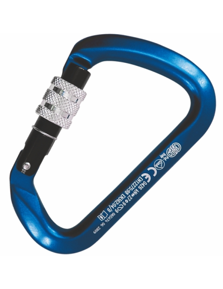 Καραμπίνερ Ασφαλείας Kong Large Multiuse Screw Sleeve Blue
