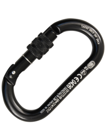 Καραμπίνερς Ασφαλείας Kong Oval alu alloy sleeve Black