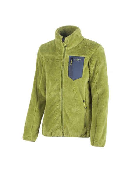 Γυναικείο Fleece Jacket CMP High loft με επένδυση Πράσινο