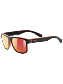 Γυαλία ηλίου Uvex lgl 21 - Black mat red - mirror red (S3)