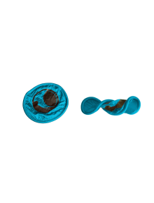 Ticket to the moon Pocket Frisbee Aqua