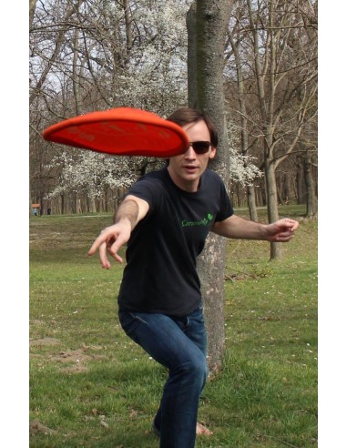 Ticket to the moon Pocket Frisbee Black