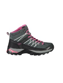 Μπότακι Trekking CMP Rigel Mid WP Woman Grey - Fuschia - Ice