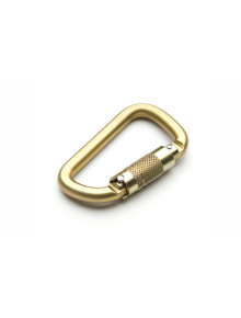 Καραμπίνερ Ασφαλείας Αυτόματο Fixe Climbing Ilos Steel Gold