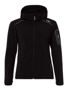Γυναικείο SoftShell Jacket CMP Zip Hood Black