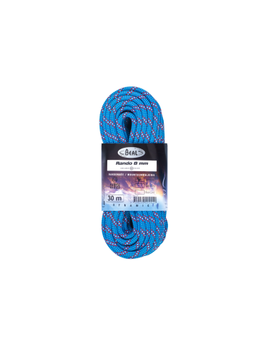 Σχοινί Αναρρίχησης Beal Rando Standard 8mm - 48m - Blue