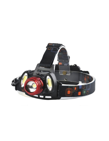Φακός κεφαλής Lumenor Cree XML +COB Red
