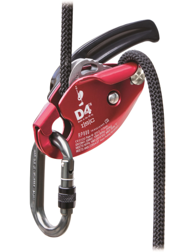 Isc D4 Work Rescue Descender 10.5-11mm Rope
