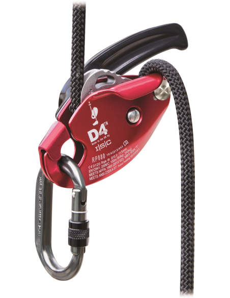 Isc D4 Work Rescue Descender 10.5-11mm Rope
