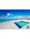Ticket to the moon Beach Blanket Turquoise - Royal Blue (1439)