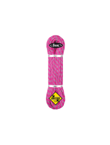 Σχοινί αναρρίχησης Beal Cobra II 8,6mm Golden Dry 60m Fuschia