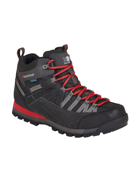 Μποτάκι πεζοπορίας Karrimor Spike Mid 3 weathertite Black-Red