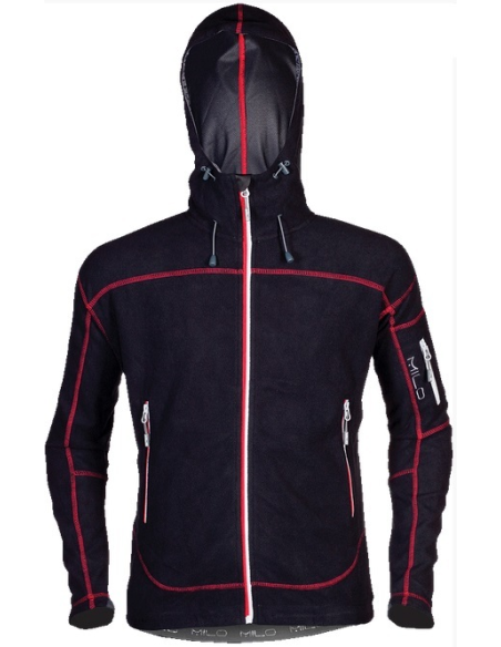 Ανδρικό Fleece Jacket Milo Yuko Μαύρο