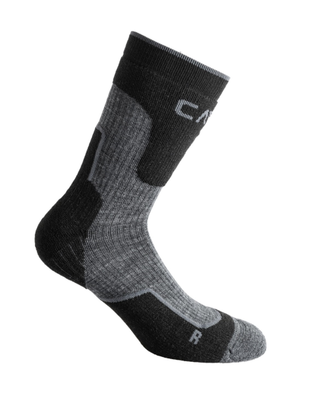 Παιδικές κάλτσες ορειβασίας CMP Kids Trekkng Sock Wool Mid Black