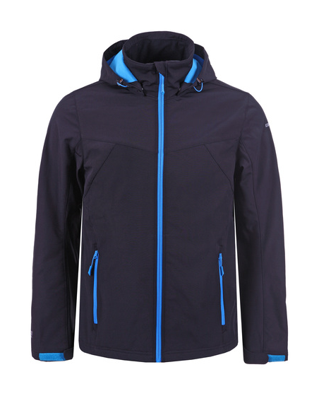 Ανδρικό Softshell Jacket Icepeak Lukas Black-Blue