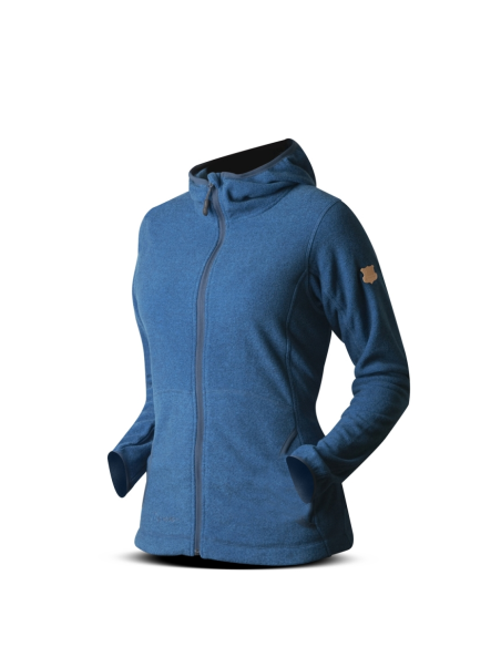 Γυναικείο Fleece Jacket Trimm Neona Blue Melange