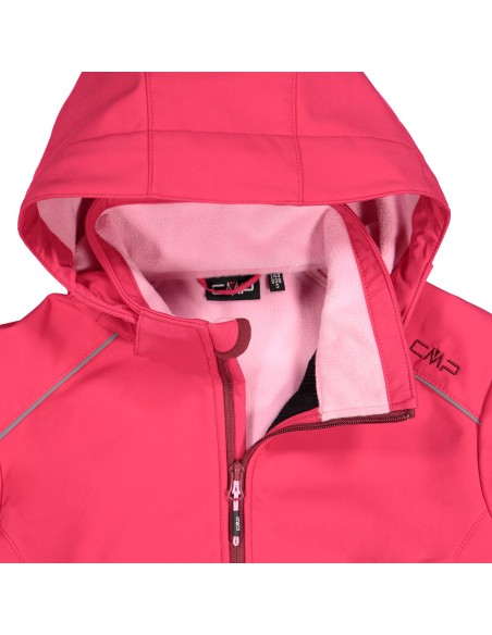 Γυναικείο SoftShell Jacket CMP Zip Hood Candy-Syrah