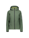 Γυναικείο SoftShell Jacket CMP Zip Hood Apple - Antracite