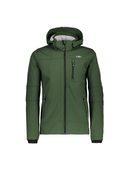 Ανδρικό SoftShell Jacket CMP Zip Hood Kaki
