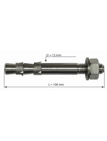 Βύσμα Raumer "Hang Fix" inox M12L 12x100mm 2