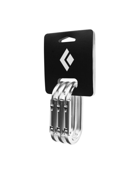 Καραμπίνερ Black Diamond Oval Keylock 3 Pack