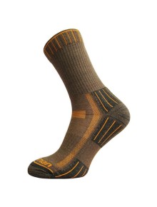 Κάλτσες ορειβασίας Alpin Tec Hiking Lite Brown - Orange