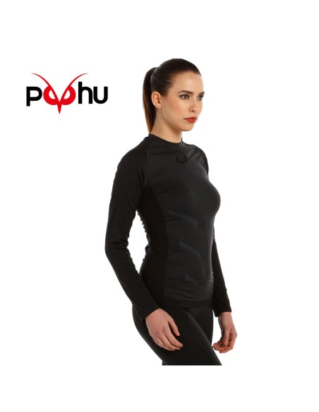 Γυναικείο θερμοεσώρουχο Puhu Top Black