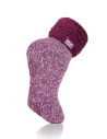 Γυναικείες Heat Holders Lounge Socks Mauve/Cream