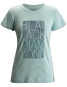 Γυναικείο T-Shirt Black Diamond Block Tee Glacial Blue