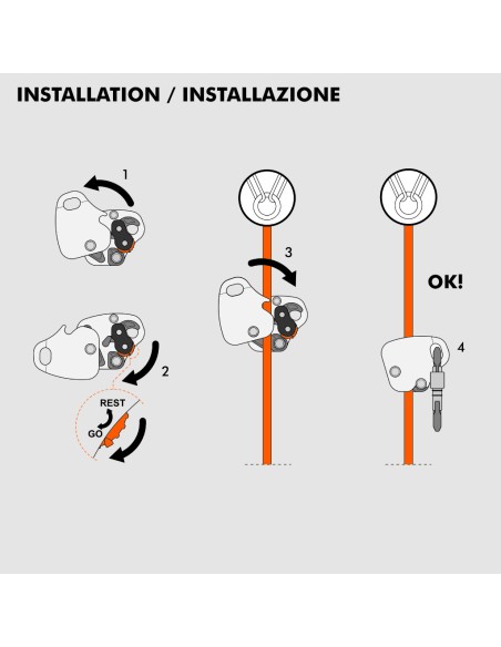 Fall Arrester Climbing Technology Easy Move Kit