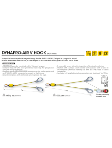 Διπλός Ιμάντας Απορρόφησης ενέργειας Beal DynaPro Air 150 cm 2