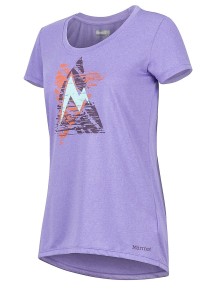 Γυναικείο T-shirt Marmot Post Time Tee Paisley Purple 2