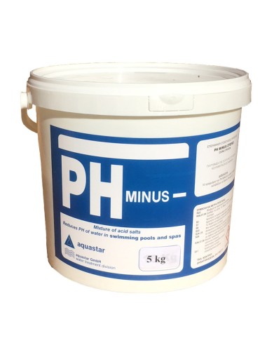 Ρυθμιστής Ph AQUASTAR PH-MINUS (Κόκκος) - 5Kg