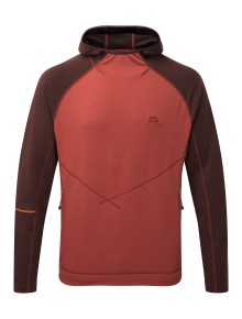 Fleece Mountain Equipment Clarion Hooded Crew Henna - Dark Choc
