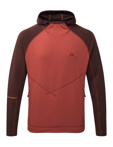 Fleece Mountain Equipment Clarion Hooded Crew Henna - Dark Choc
