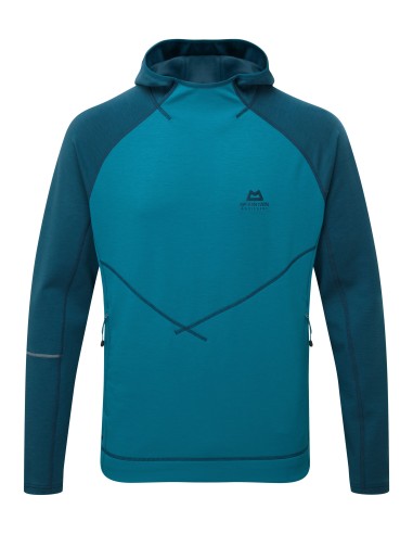 Fleece Mountain Equipment Clarion Hooded Crew Tasman - Legion Blue