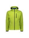 Ανδρικό SoftShell Jacket CMP Zip Hood Limegreen