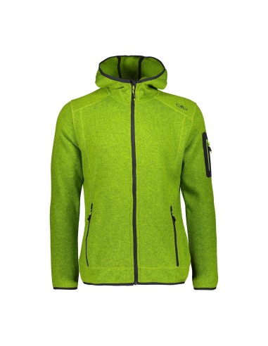 Ανδρικό Fleece Jacket CMP Fix Hood Limegreen