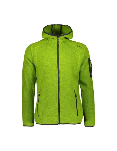 Ανδρικό Fleece Jacket CMP Fix Hood Limegreen