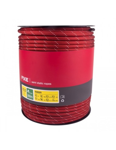 Σχοινί στατικό Fixe Ranger 10.5 mm Red - 200m