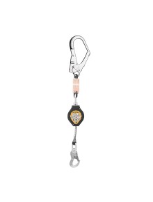 Retractable fall arrester Protekt WR025 with carabiners AZ002 -AZ022