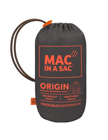 Αδιάβροχο Jacket Mac in a Sac Origin 2 - Charcoal
